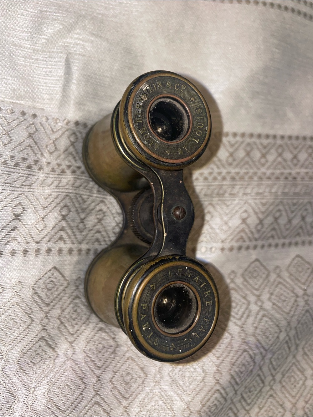 Antique WWI Lemaire Fabt Paris Binoculars